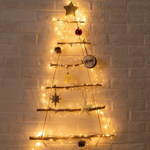 2Pack Fairy Lights with Remote, 10Ft 200LED Cluster String...